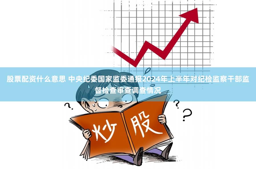 股票配资什么意思 中央纪委国家监委通报2024年上半年对纪检监察干部监督检查审查调查情况